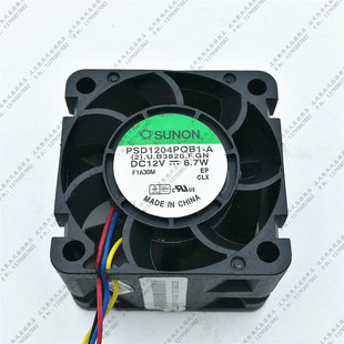 PSD1204PQB1 4028 SUNON 四线散热风扇 4CM 建准 6.7W 原装 12V