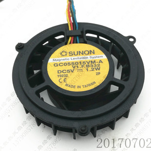 GC055015VM SUNON 笔记本CPU散热风扇 1.2W V1.F.B332 原装