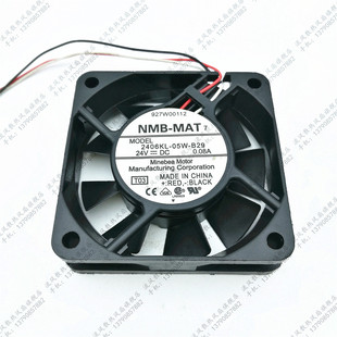 2406KL 05W B29 原装 0.08A 6015 24V 3线变频器散热风扇 NMB