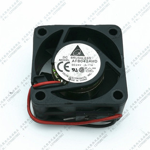 0.11A 4cm 大风量 台达 变频器风扇 24v 车载逆变 AFB0424HD 4020