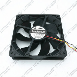 三洋sanyo 0.19A 9S1212F4D041 12V 三线测速静音风扇 12025 原装