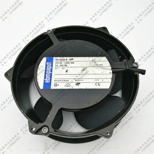 德国ebmpapst DV6224R DC24V 39W 1.625A ABB变频器风扇轴流风机