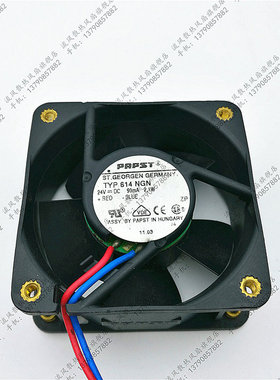 全新原装 ebmpapst TYP 614NGN DC24V 90mA 2.1W 高端设备风扇