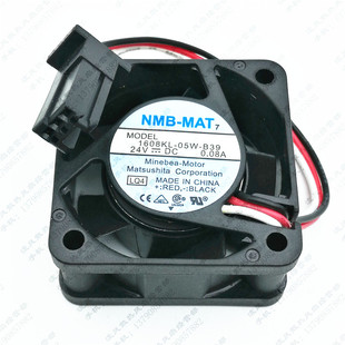 05W 1608KL B39 24V 3线发那科用伺服驱动器风扇 全新 0.08A NMB
