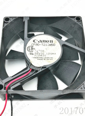 原装 CANON CF80-T213N9D 12V 120mA 8025 73200 机箱 散热风扇
