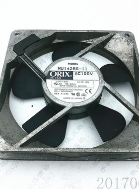 原装日本东方ORIX MU1428S-11 AC100V 13.5/12W 14028 铝框 风扇