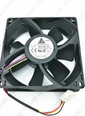 原装台达 AFC0912D 9225 DC12V 0.46A 四线带调速机箱散热风扇