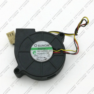 5cm GB1205PHV1 8AY 原装 1.2W 5015 12V 三线涡轮风扇 SUNON