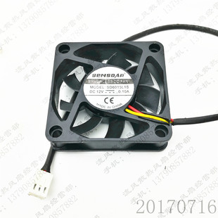 12V 0.1A 机箱 SENSDAR 散热风扇 静音 SD6015LQS 3线 原装 6015