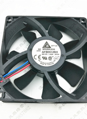 原装台达 AFB0912SH 12V 1.00A -AFOO 9025 9CM 机箱 3线散热风扇