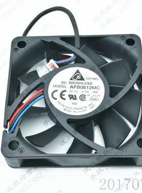 原装 台达 AFB0612MC -ROO 12V 0.17A 6015 3线 投影机散热风扇