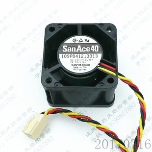 4028 4CM 12V 原装 大风测速 109P0412J3013 0.35A 散热风扇 三洋