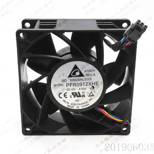 9038 PFR0912XHE 12V 4.5A 服务器散热风扇 原装 9CM 台达