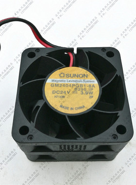 原装SUNON/建准 GM2404PQB1-8A 24V 3.9W 4028 2线变频器加压风扇
