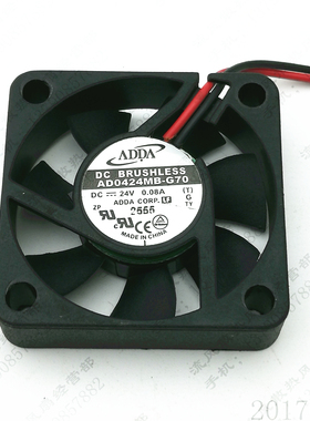 原装 ADDA AD0424MB-G70 4010 24V 0.08A 变频器 滚珠 静 音风扇