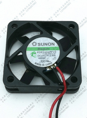 KDE2404PFV2 4010 24V 1.4W 建准 SUNON 4CM 2线 静音 变频器风扇