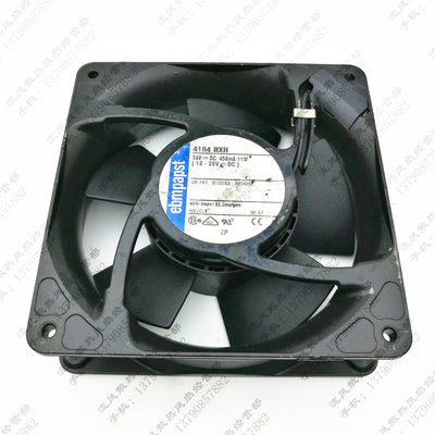 原装德国ebmpapst 4184NXH 24V 11W 12038 铝框 耐高温散热风扇