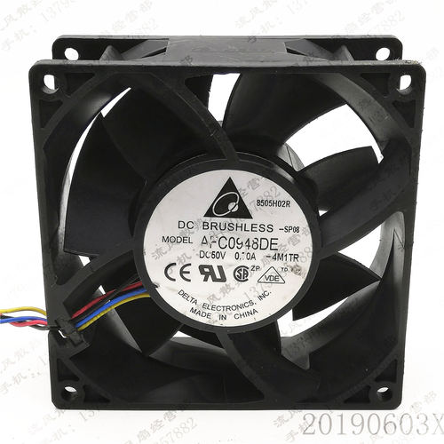 原装台达 AFC0948DE 9CM 9238 50V 0.70A  4线PWM服务器散热风扇