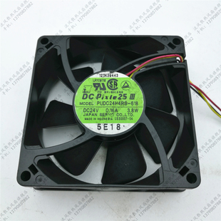 3.8W 风扇 PUDC24H4RS 变频 8025 8CM 0.16A 24V 618 SERVO 伺服