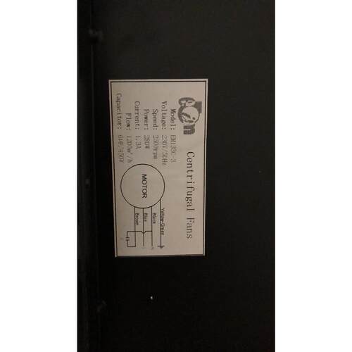 全新多翼式小型锅壳工频离