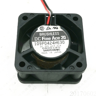 4020 4CM 变频器 三洋 风扇 工控机 109P0424H630 0.07A 原装 24V