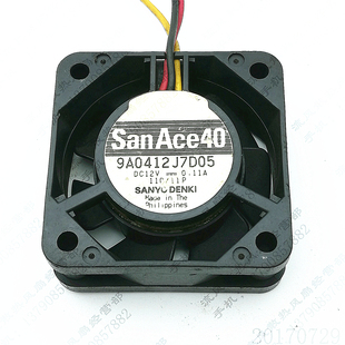 4CM 4015 12V 原装 南北桥 9A0412J7D05 0.11A 电源散热风扇 三洋