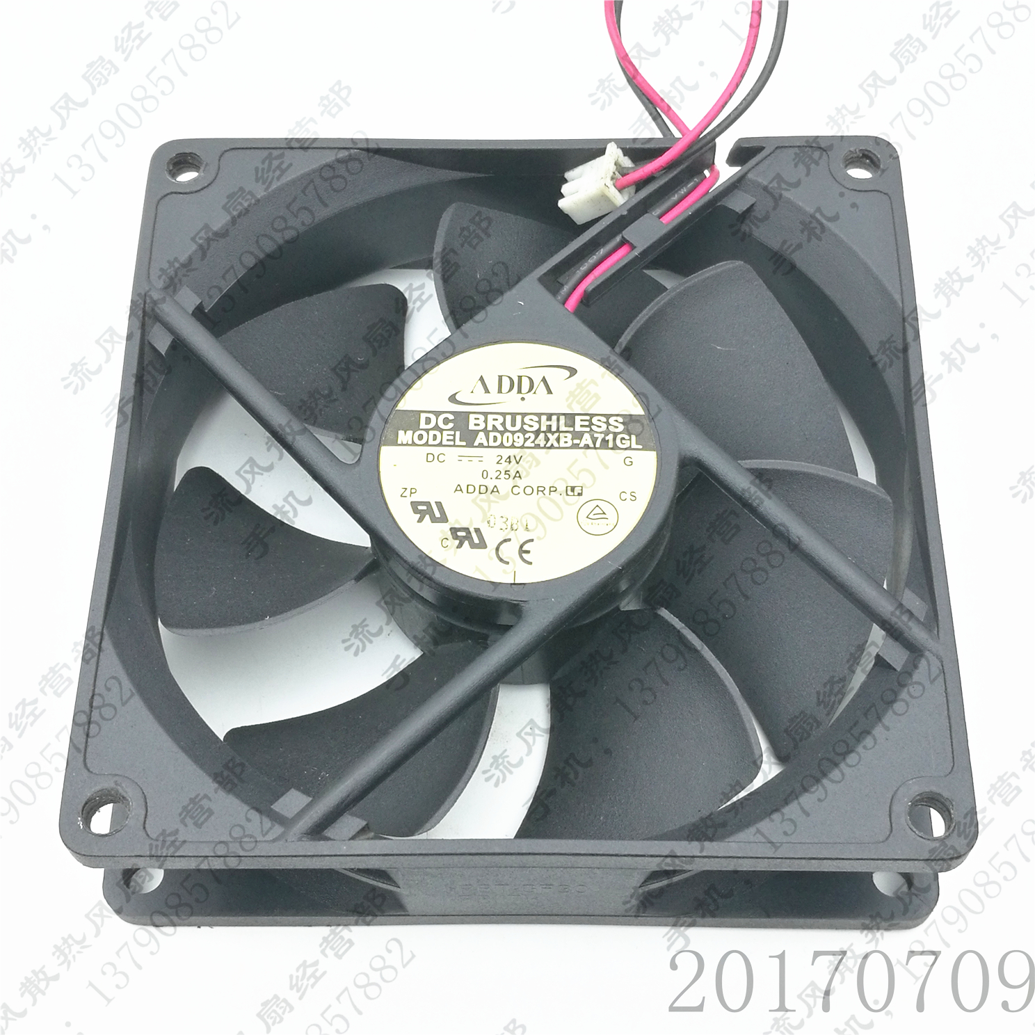 原装 ADDA AD0924XB-A71GL 24V 0.25A 9025 电源 变频器散热风扇