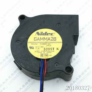 A33999 5CM 日本 投影机散热风扇 5015 Nidec 0.17A 原装 12V