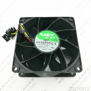 12V 4线PWM Nidec 服务器散热风扇 9CM V35208 9038 原装 1.1A