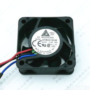 12V 0.16A 4CM 原装 南北桥 AFB0412HB 4015 电源散热风扇 台达