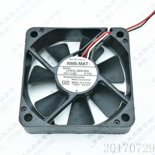 05W B59 6CM NMB 变频器3线散热风扇 0.13A 2406GL 24V 原装 6015