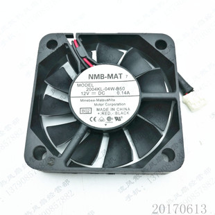 12V 静音风扇 2004KL 双滚珠 5CM 0.14A 5010 B50 04W NMB 原装