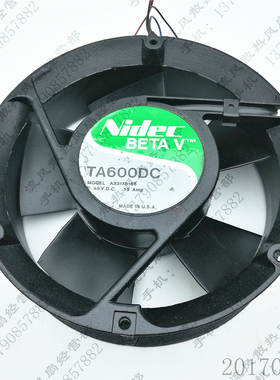 日本 Nidec TA600DC A33178-65 48V 0.55A 17050 17CM 散热风扇