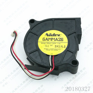 12PH 11B 5cm NIDEC 投影机散热风扇 5015 D05F 0.14A 原装 12V