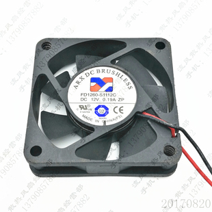 FD1260 S1112C 6CM 三匠 电源散热风扇 6015 ARX 0.19A 原装 12V