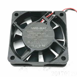 04W B59 6CM NMB 3线测速散热风扇 6015 2406KL 0.21A 原装 12V