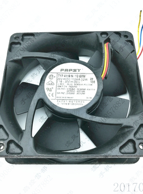PAPST TYP4119N/12GXM 12CM 12038 29V 3.2W 设备 全金属散热风扇