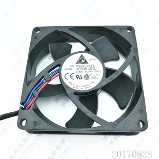 12V 0.27A 电源 台达 机箱散热风扇 3线 AFB0812HD 8CM 原装 8020