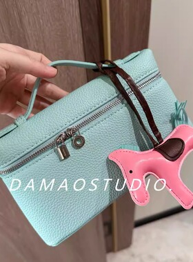 Damaostudio真皮LP19手提包gigi同款牛皮饭盒包单肩斜挎包包