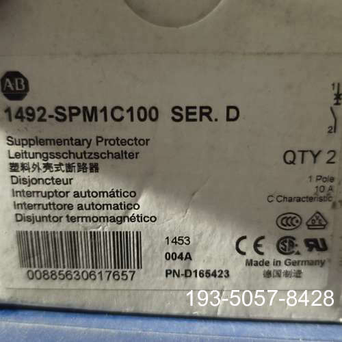 议价制造罗克韦尔1492-SPM1C100断路器，1P详谈