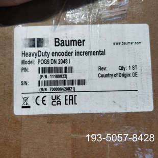 议价堡盟baumer编码器POG9 DN2048I详谈