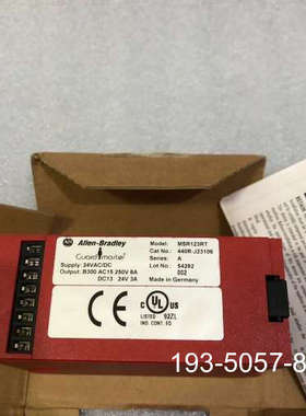 议价Allen-Bradley安全继电器AB MSR123RT详谈