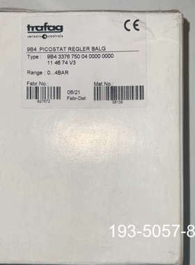 原装正品出一个的Trafag 9B4 PicoStat Regl价格详谈