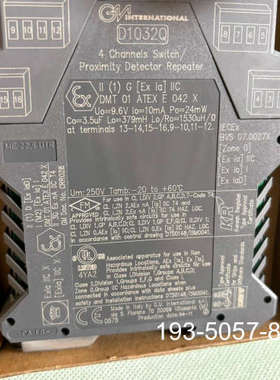 D1032Q意大利 GMI 基玛伊 安全栅继电器 D1032详谈报价