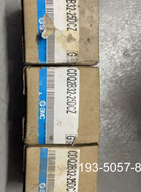 SMCCDQ2B32-25DCZ气缸，共3pcs详谈报价