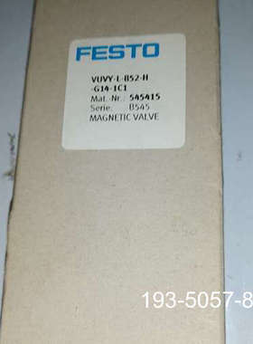 FESTO费斯托545415电磁阀VUVY-L-B52-详谈报价