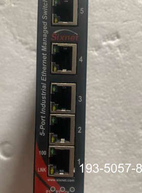 红狮Sixnet 西斯耐特 SLX-5MS-1 5端口工详谈报价