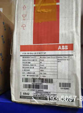 ABB断路器，XT2S 160，1SDA067838R1，全详谈报价