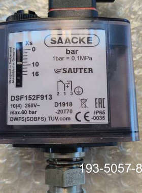 原装正品DSF152F913压力开关价格详谈