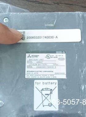 议价Mitsubishi三菱电池模块 Q8BAT 议详谈